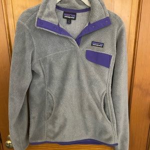 Women’s Patagonia fleece snap pullover